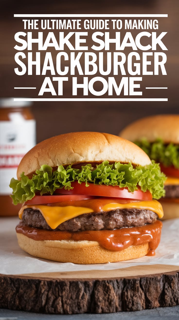 Bring the iconic flavors of Shake Shack into your kitchen with our ultimate copycat recipe for the Shackburger. This guide reveals the secrets behind that juicy patty, perfectly melted cheese, and signature sauce, making it easy for you to recreate the beloved fast-food experience at home.