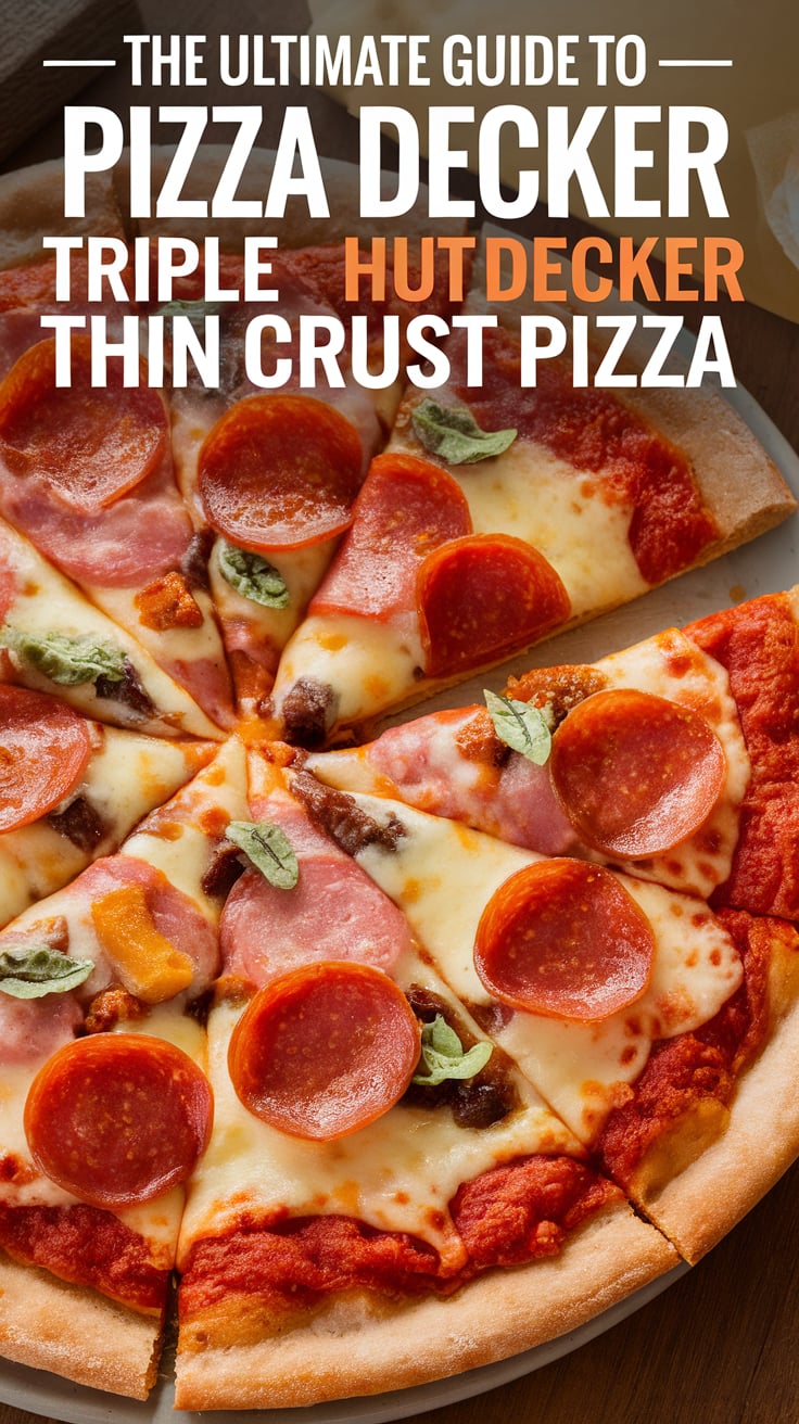 Feel inspired to customize your pizza with your favorite toppings while still maintaining that original flavor. This ultimate guide encourages creative freedom, making it easy to enjoy a personal twist on a timeless classic that tastes just like the Pizza Hut triple decker thin crust you know and love.