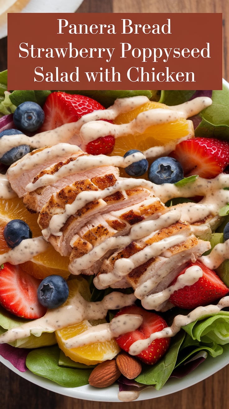 Whether you’re enjoying a sunny picnic or looking for a delicious meal prep option, this copycat version of Panera's Strawberry Poppyseed Salad is sure to impress. Dive into this flavorful recipe and bring the beloved tastes of Panera Bread to your table, creating a salad that’s perfect for any occasion.