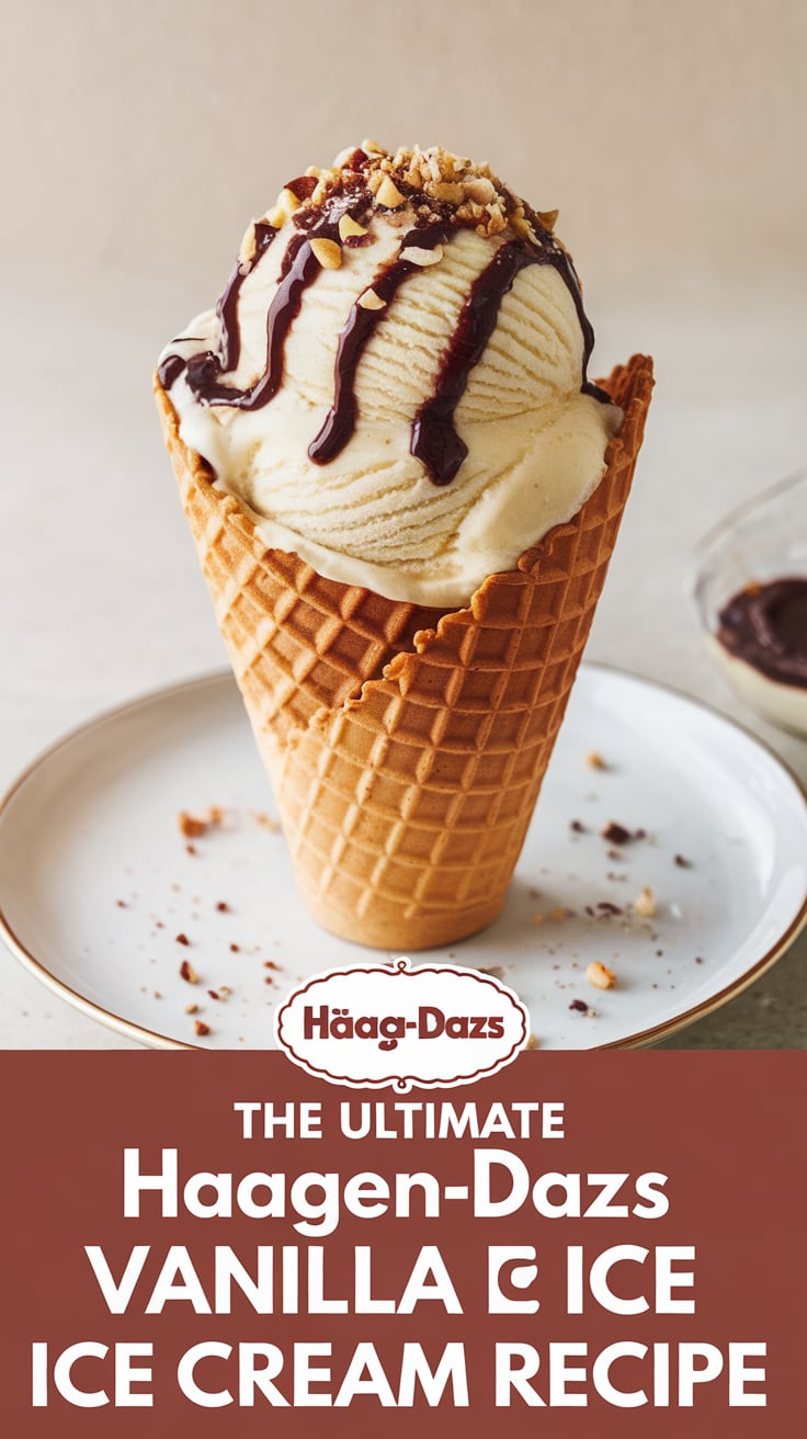 Bring the creamy indulgence of Häagen-Dazs vanilla ice cream into your home with this expertly crafted copycat recipe. Each scoop delivers the same velvety smooth texture and rich flavor you love, making it the perfect treat for any occasion that will leave you yearning for more.