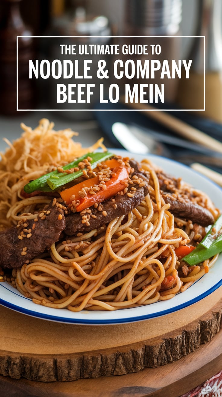 Enjoy the thrill of making your favorite Noodle & Company Beef Lo Mein at home with this ultimate copycat recipe. Each step is crafted to help you achieve the same delightful taste and texture as the original, allowing you to indulge in this delicious dish whenever you crave it.