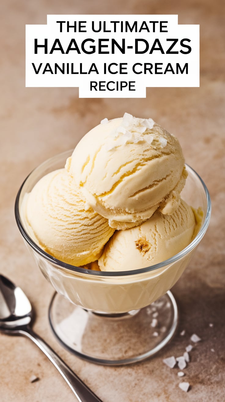 Perfect for warm days or cozy nights, this copycat Häagen-Dazs vanilla ice cream is sure to become a staple in your home. Get ready to experience the delightful satisfaction of homemade ice cream that tastes just as decadent as the original, all while enjoying the process of creating a beloved classic from scratch.