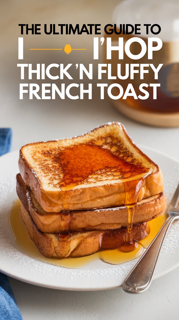 Enjoy the deliciousness of IHOP’s Thick 'n Fluffy French Toast without the wait! This copycat recipe captures everything you love about the restaurant classic, from its golden, crispy exterior to the soft, pillowy inside. Discover the simple steps to bring this beloved breakfast staple to your table anytime you desire.