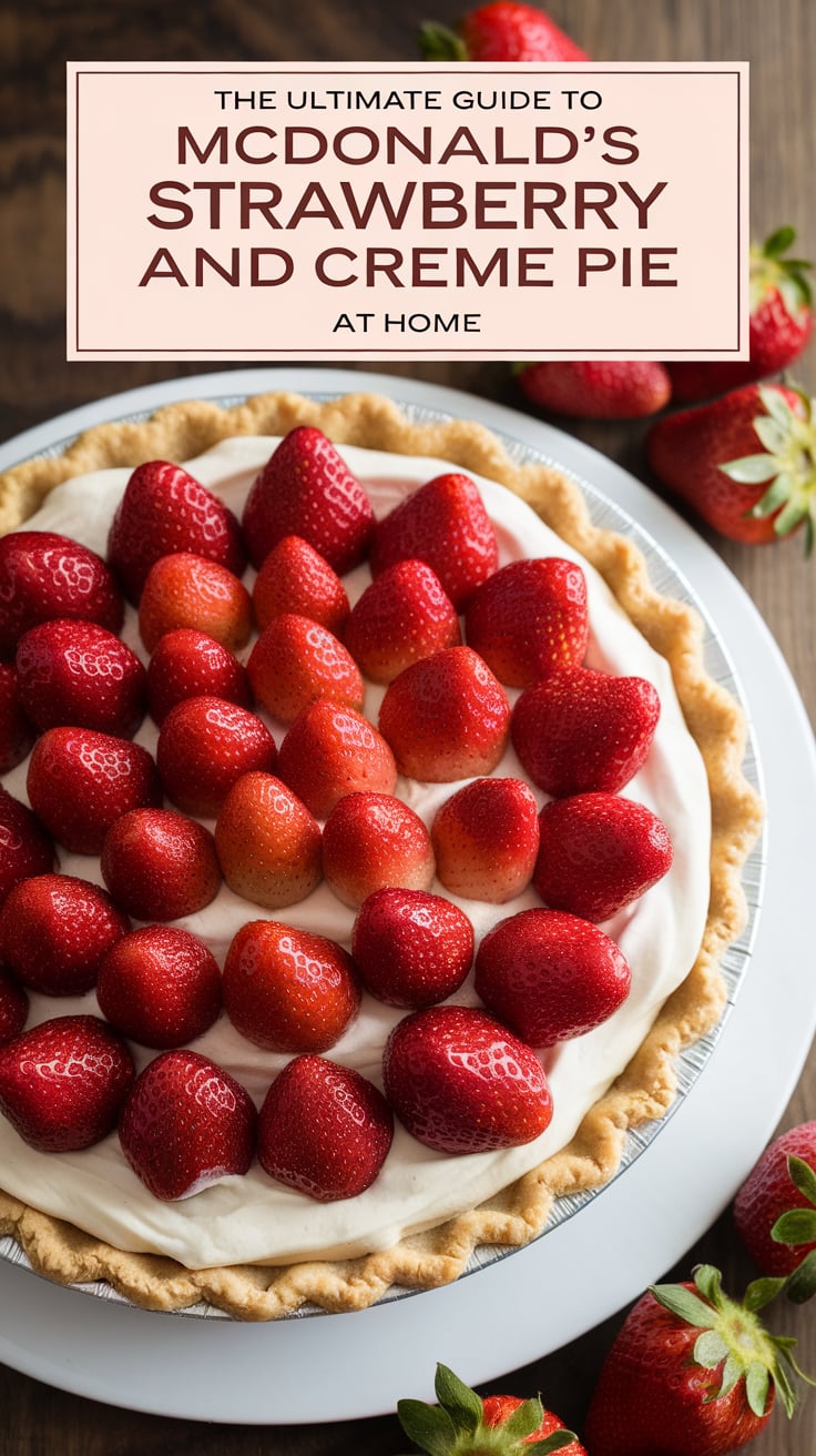 Join a community of fellow dessert lovers who have successfully recreated this iconic pie, turning their kitchens into a fast-food haven. Each slice promises to evoke the same satisfying flavors you remember, making these pies a delightful addition to your homemade dessert repertoire.