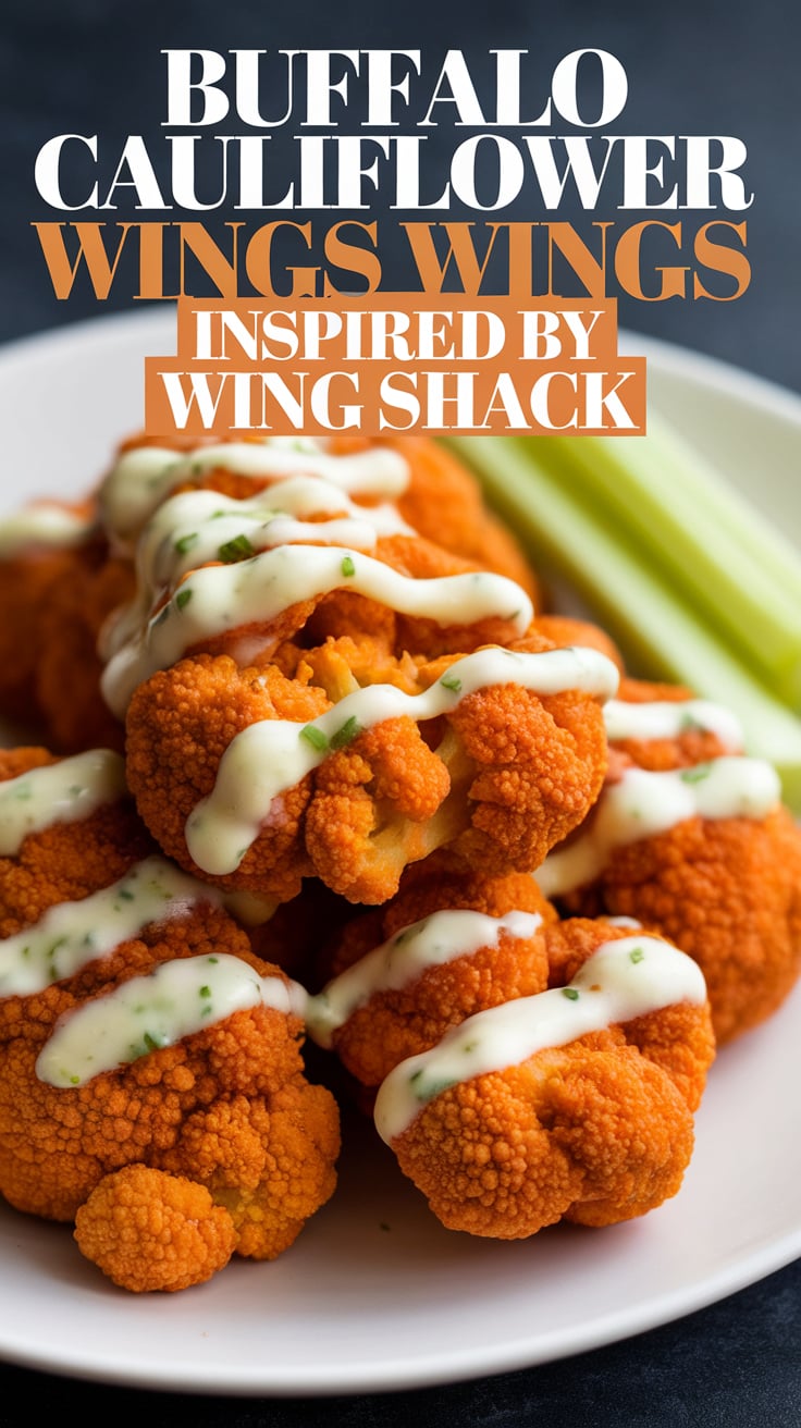 Indulge in the spicy, tangy flavor of Buffalo cauliflower wings, all while enjoying a healthier twist with our easy-to-follow copycat recipe. You’ll recreate the exact deliciousness that has made Wing Shack a local favorite, leaving your guests begging for more!