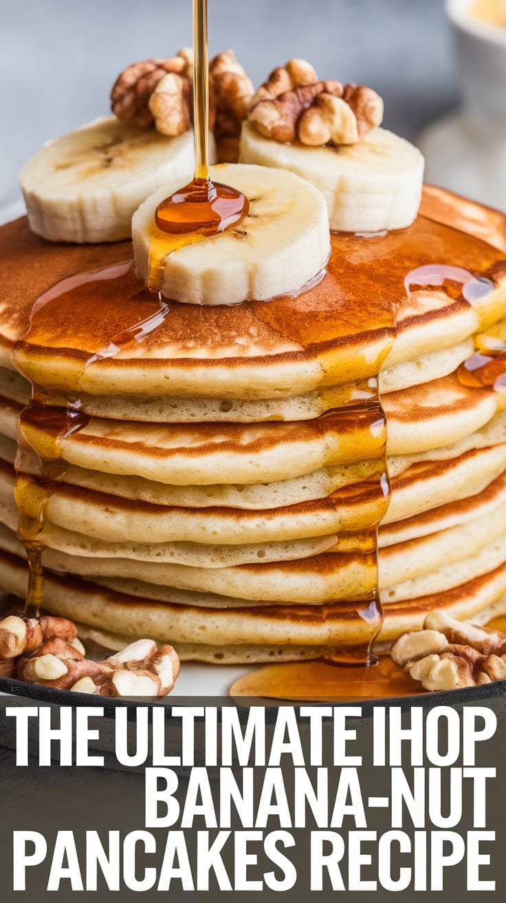 Longing for the fluffy, cinnamon-infused delight of IHOP's Banana-Nut Pancakes? This copycat recipe brings that same delicious experience right into your kitchen, allowing you to savor every bite as if you were dining at the restaurant. Discover how to expertly blend ripe bananas and crunchy walnuts for a breakfast that tastes just like the original.