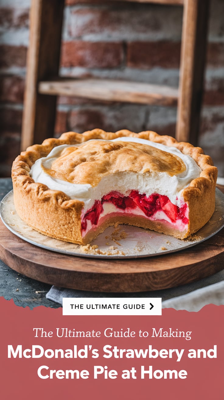 Unveil the secrets to achieving that signature flaky crust and luscious strawberry filling that make this pie a favorite. With easy-to-follow instructions and everyday ingredients, you’ll master the art of making a dessert that tastes just like the original McDonald’s treat, perfect for satisfying your sweet tooth.