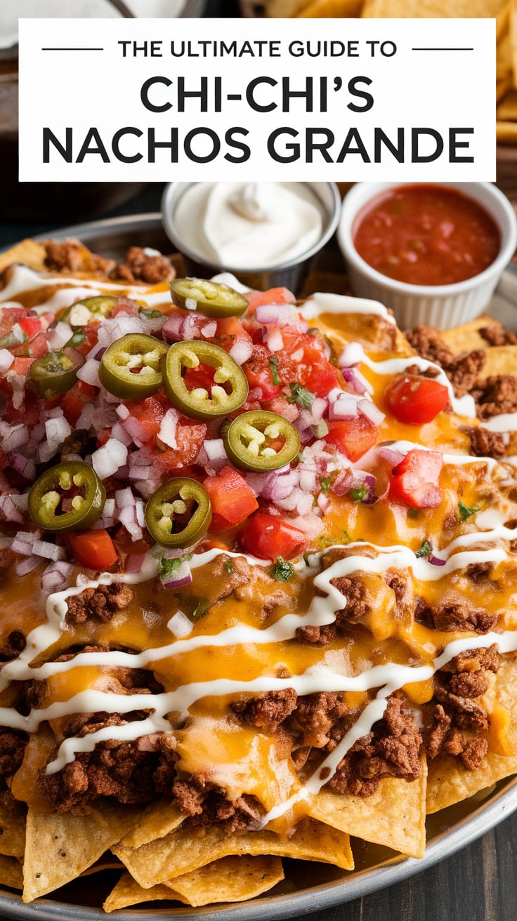 Enjoy a plate of nacho perfection with this ultimate guide to recreating Chi-Chi's Nachos Grande. This copycat version boasts the same vibrant flavors and textures as the beloved dish, making it a perfect addition to any gathering or cozy night in front of the TV.