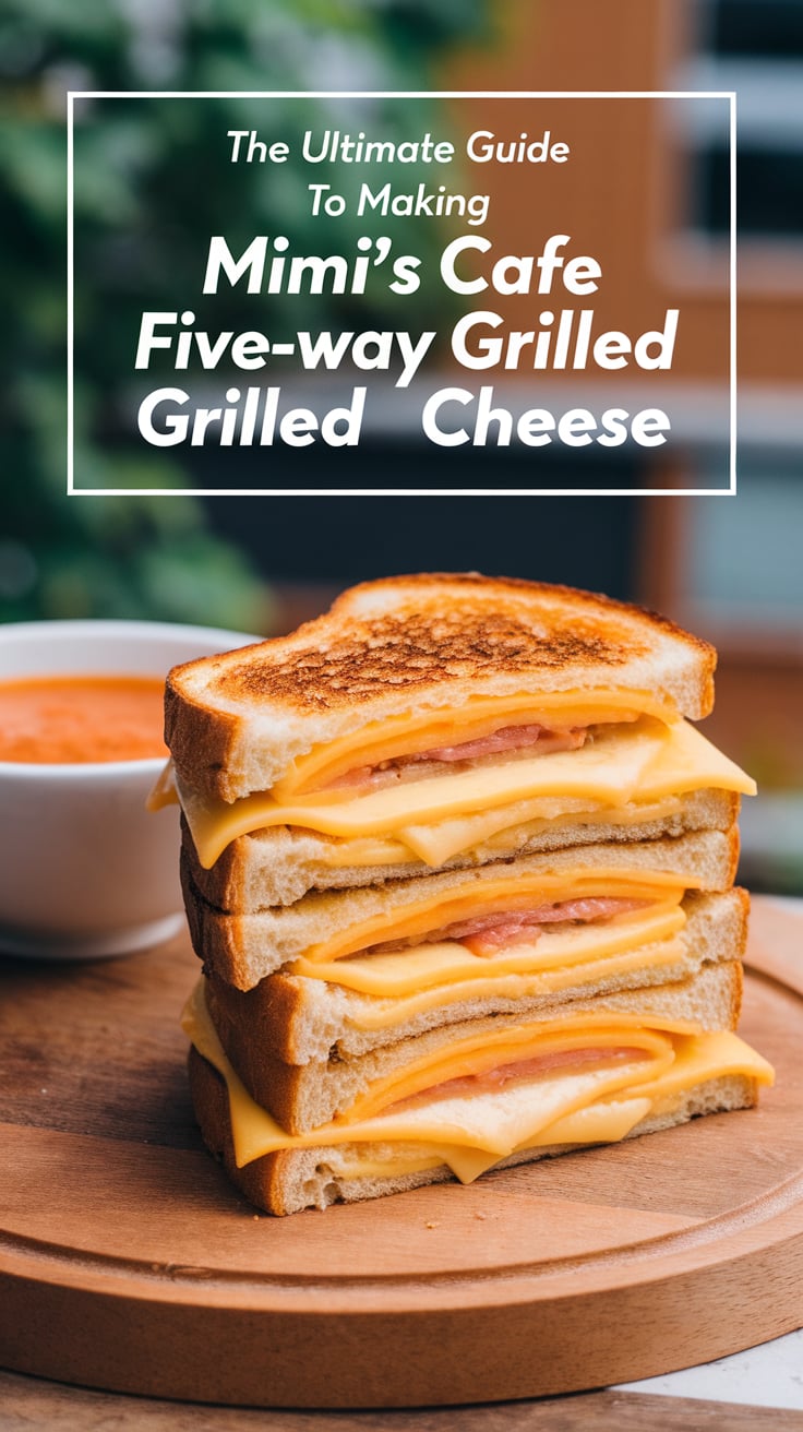 Get ready to savor the taste of the beloved Five-Way Grilled Cheese from Mimi's Cafe with our easy-to-follow copycat recipe. From the gooey cheese to the buttery crust, discover how to make this iconic sandwich that tastes just like you remember it.