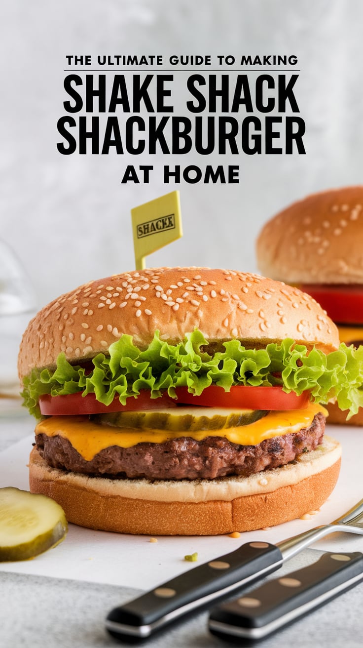 Enjoy the satisfaction of biting into a homemade Shackburger that tastes just like you remember. This comprehensive guide details the essential ingredients and techniques to replicate Shake Shack's signature flavors, delivering a restaurant-quality meal right from your kitchen.