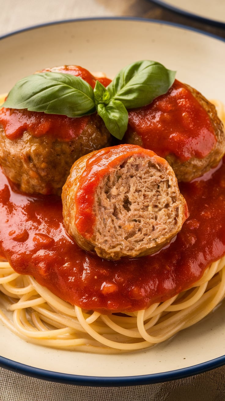 Savor the carefully blended spices and herbs that give these meatballs their signature flavor, all captured in a simple yet effective recipe. This guide ensures that you can enjoy the same restaurant-quality taste at home, making every family dinner feel like a special occasion.