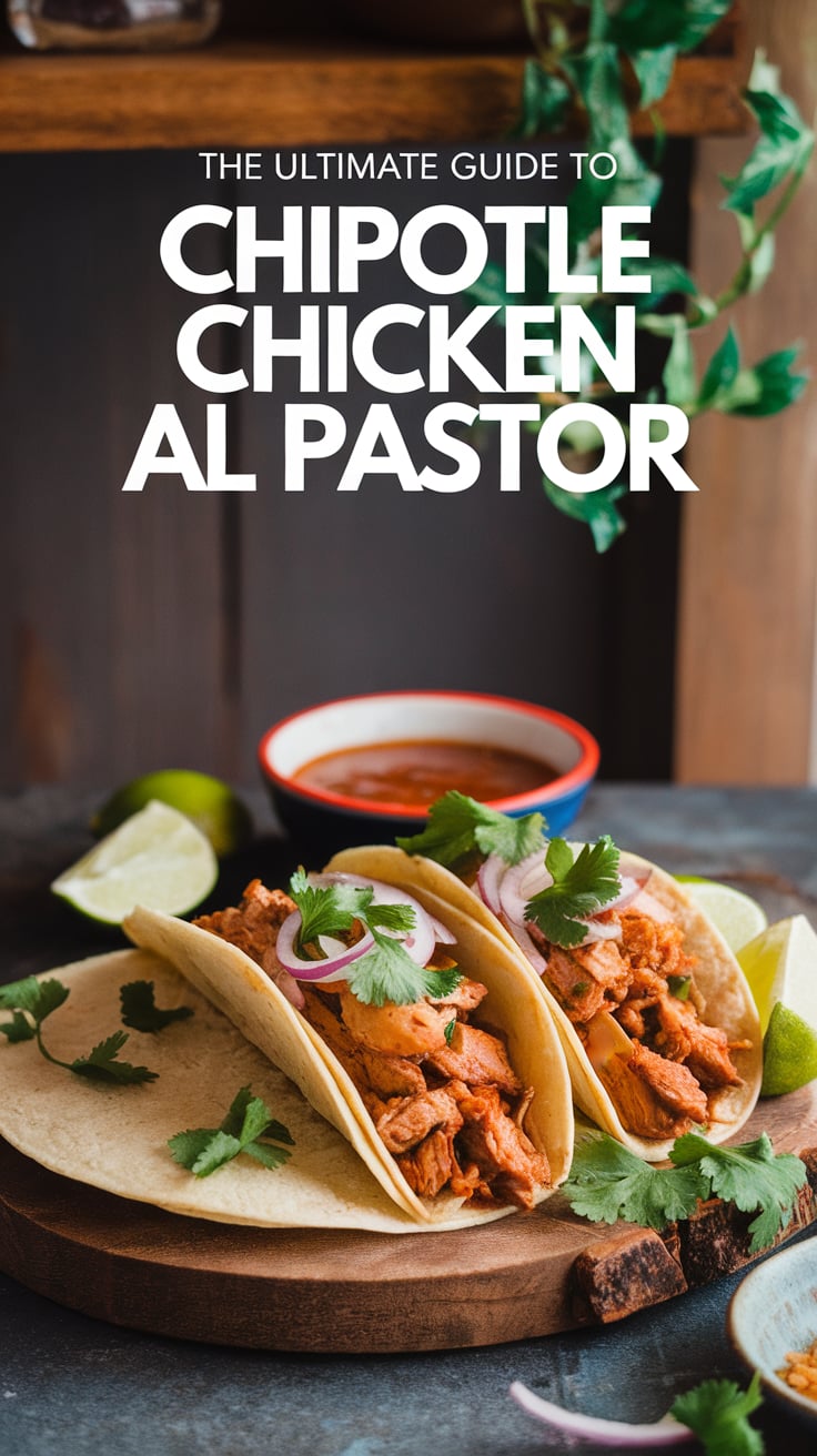 Indulge in the satisfying combination of tender, grilled chicken and the sweet, smoky notes that make Al Pastor a favorite. Each bite captures the essence of the original recipe, allowing you to enjoy that restaurant-quality flavor without having to wait in line.