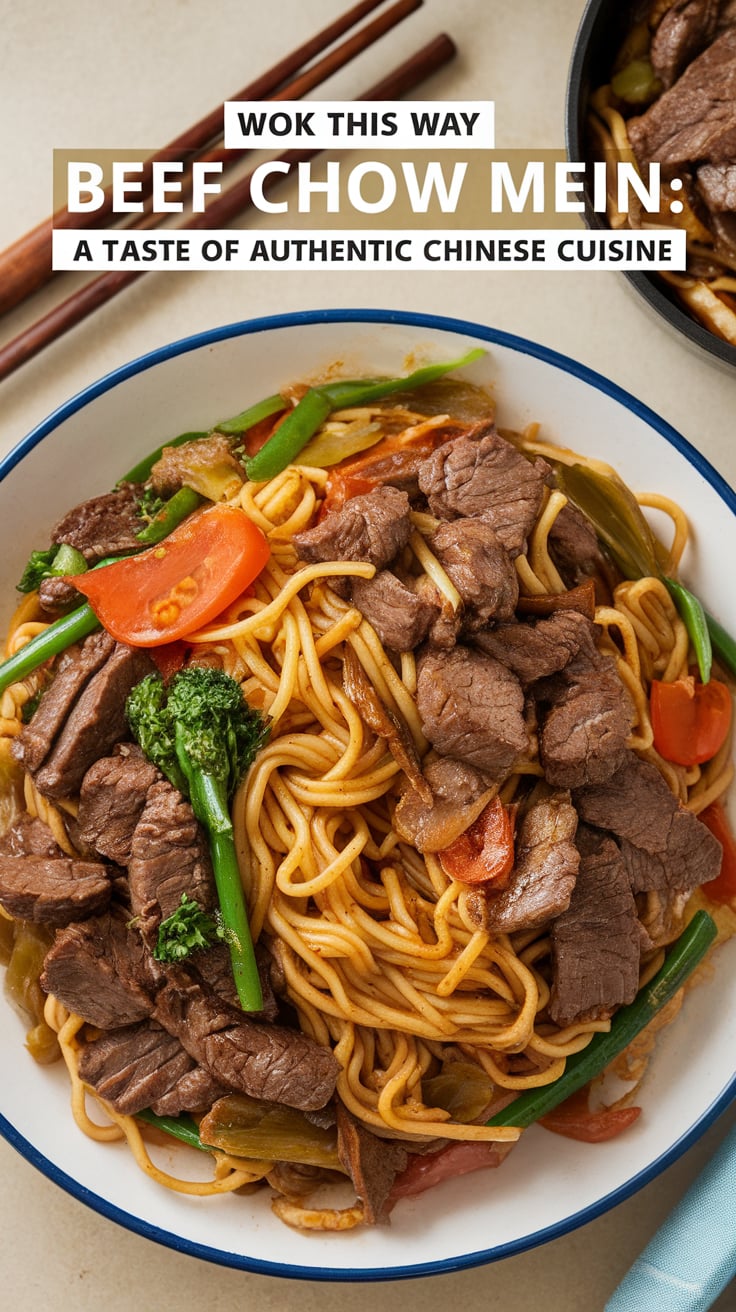 Dive into the world of deliciousness with Wok This Way Beef Chow Mein, a recipe that captures the essence of your favorite Chinese takeout. This copycat version mirrors the original with its savory sauce and inviting aromas, making it easy to enjoy the restaurant-quality flavors you love in the comfort of your home.