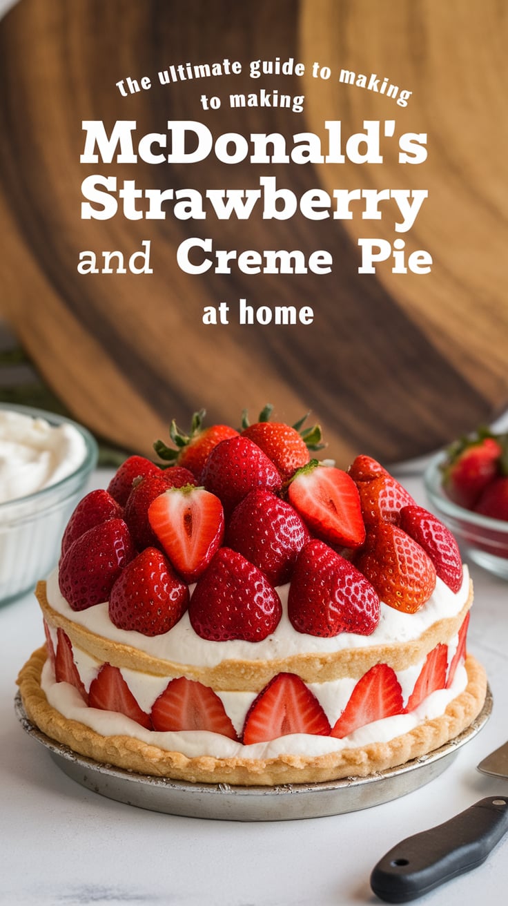 Immerse yourself in The Ultimate Guide to Making McDonald's Strawberry and Creme Pie at Home, where you can recreate this beloved fast-food dessert right in your own kitchen. This copycat recipe delivers the same sweet, fruity filling and creamy layers that fans adore, ensuring you can indulge anytime the craving strikes.