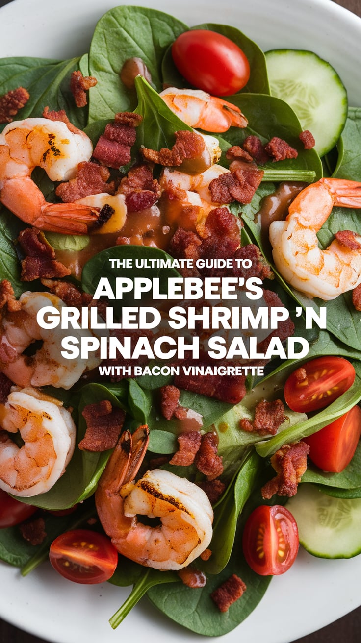 Whether you’re looking to treat yourself or serve an unforgettable salad at your next gathering, this copycat recipe for Grilled Shrimp 'n Spinach Salad guarantees a delicious outcome. Dive into this guide and savor the delightful flavors of a restaurant-quality meal made right at home.