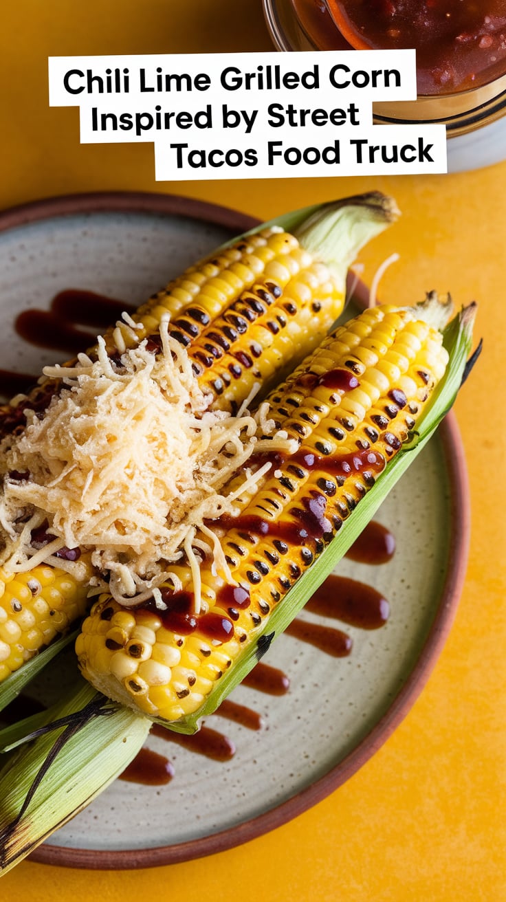 Elevate your grilling game with our chili lime grilled corn copycat recipe, where each bite transports you straight to the streets. With just the right kick of heat and zesty brightness, this dish will have you reminiscing about those delightful food truck flavors while impressing your friends and family!