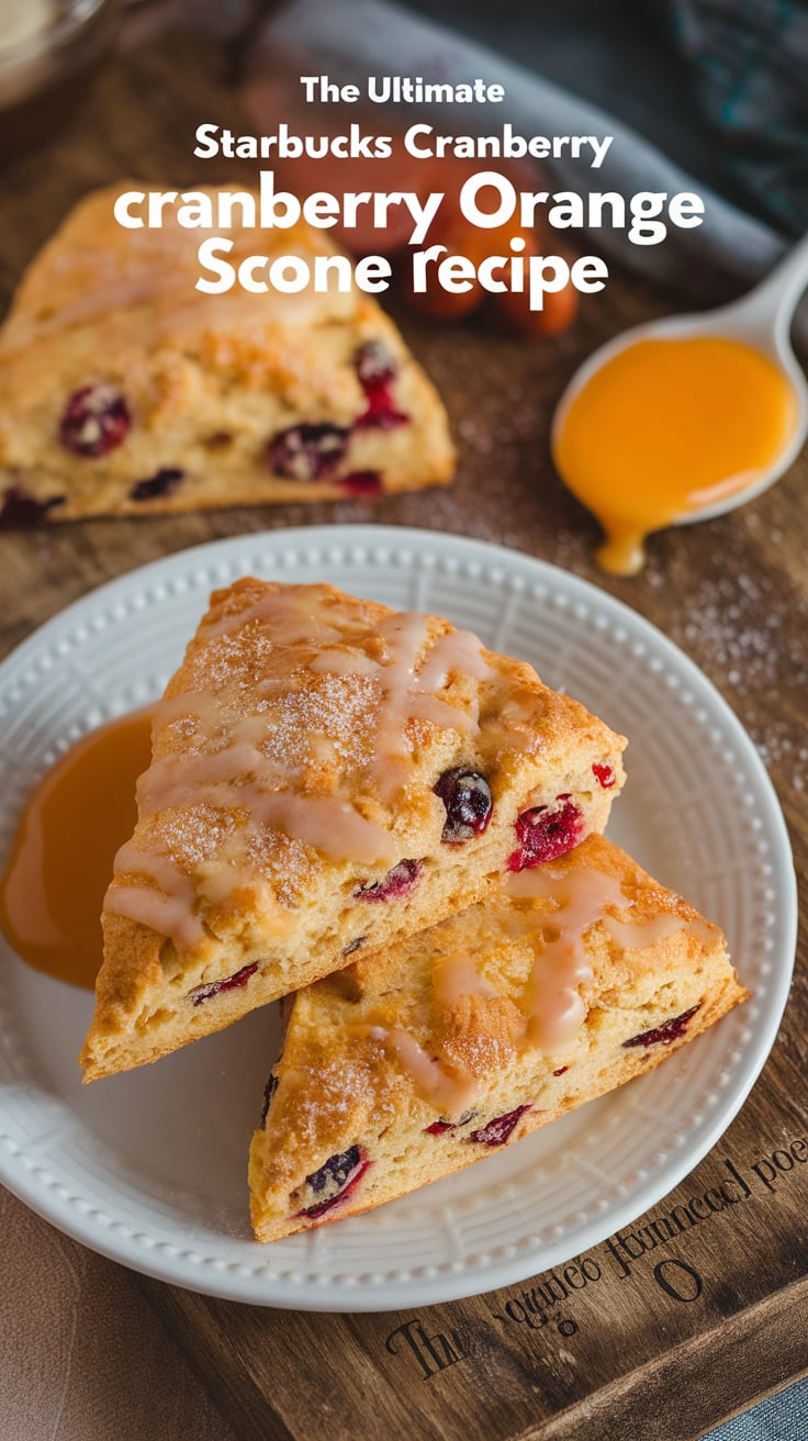 Satisfy your cravings for Starbucks’ delicious Cranberry Orange Scones with this easy-to-follow copycat recipe. Experience the same moist, flaky, and flavorful scones right in your kitchen, ensuring you can indulge whenever the mood strikes without having to wait in line at your favorite café.