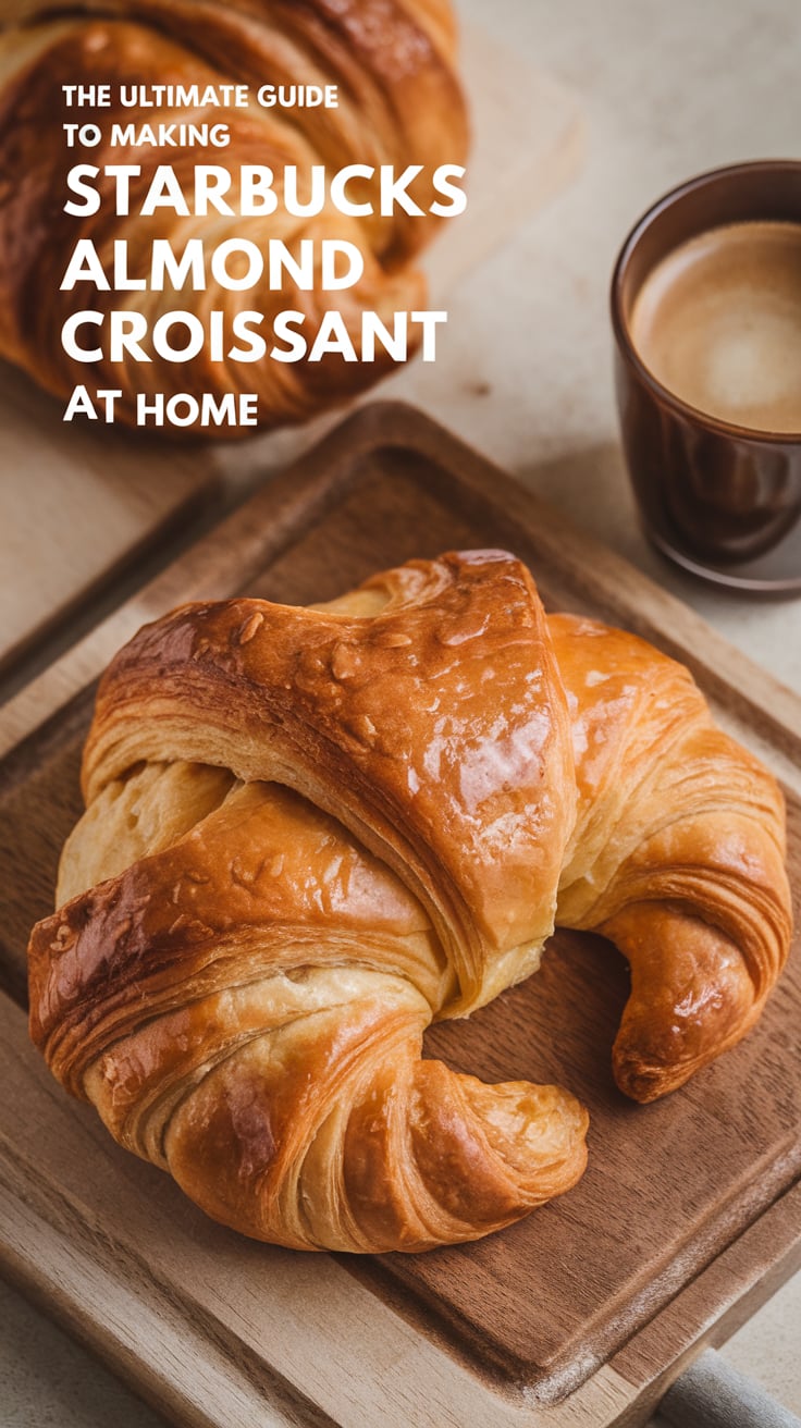 Elevate your home baking skills with The Ultimate Guide to Making Starbucks Almond Croissant at Home. This copycat recipe captures the essence of Starbucks’ beloved almond croissant, delivering the same flaky layers and rich almond flavor that you crave, all from the comfort of your kitchen.