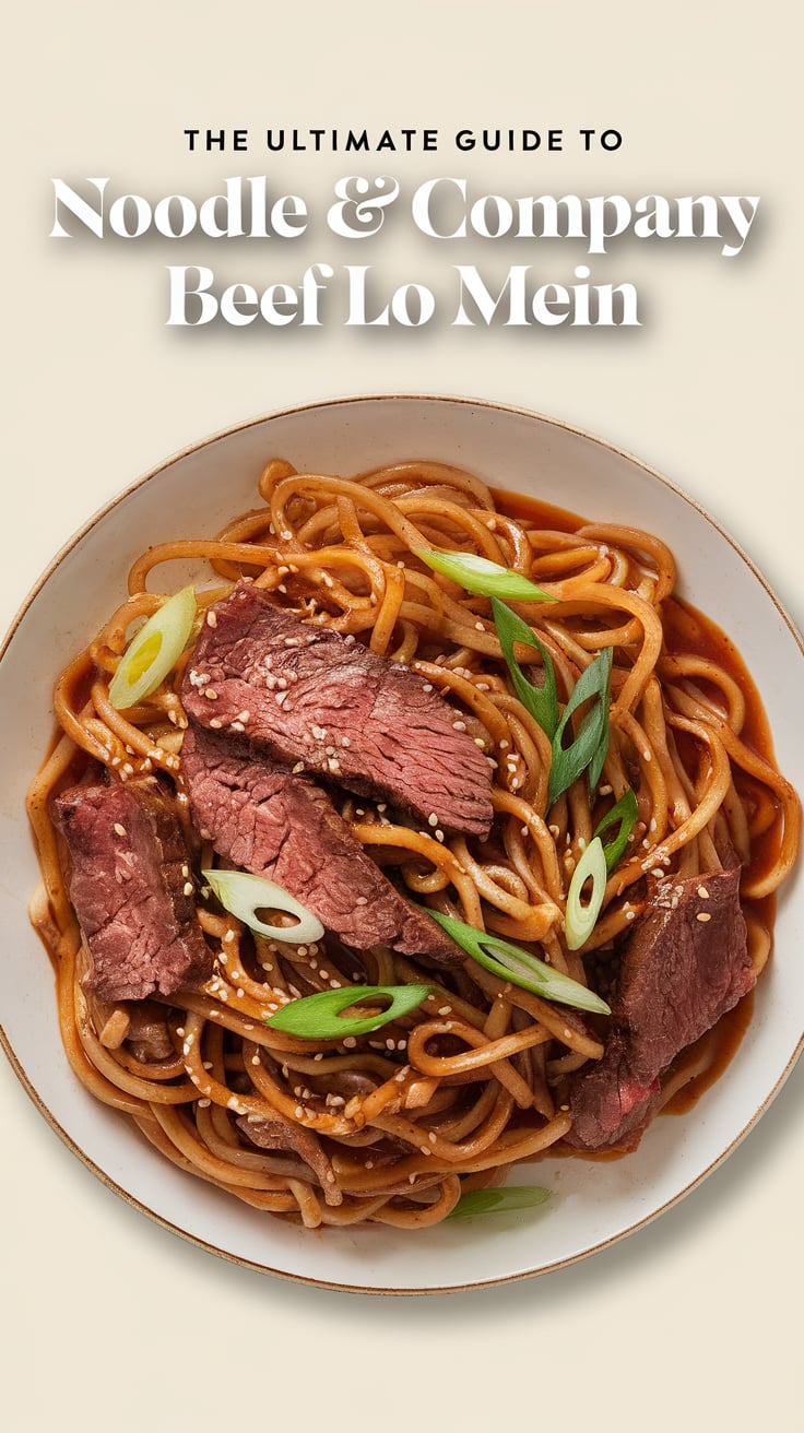 Discover how easy it is to bring the vibrant flavors of Noodle & Company’s Beef Lo Mein to your home with this detailed guide. This copycat recipe replicates the deliciousness you love, ensuring that tender beef, colorful veggies, and that signature sauce come together for an unforgettable meal.