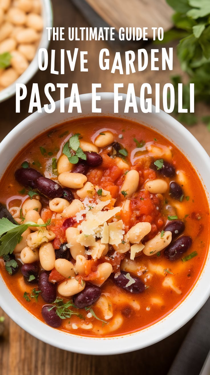 Indulge in the deliciousness of Olive Garden's Pasta e Fagioli with this fantastic copycat recipe that delivers all the comforting flavors you love. With its blend of spices, fresh ingredients, and hearty goodness, this homemade version provides the same satisfying experience as the original, right from the comfort of your dining table.