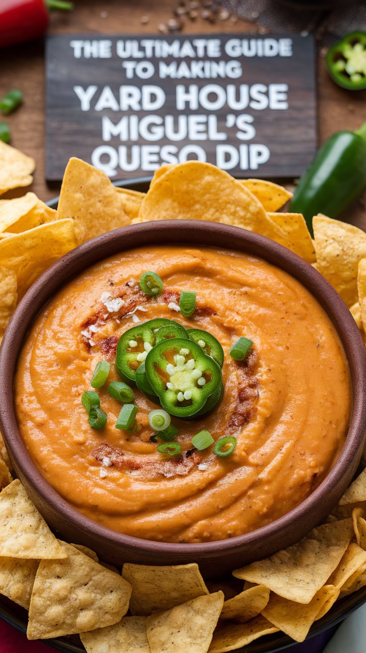 Enjoy the simplicity of crafting this dip with ingredients you likely already have in your pantry. This guide offers easy-to-follow instructions that ensure you can achieve that signature taste without the need for restaurant visits, so you can enjoy Miguel's Queso Dip whenever the craving strikes.