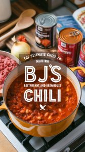 Satisfy your cravings for BJ's flavorful chili with this fantastic copycat recipe. With a blend of spices and hearty ingredients that mirror the original, you’ll find that this homemade version delivers the same comforting taste, making it a perfect choice for any gathering or cozy night in.