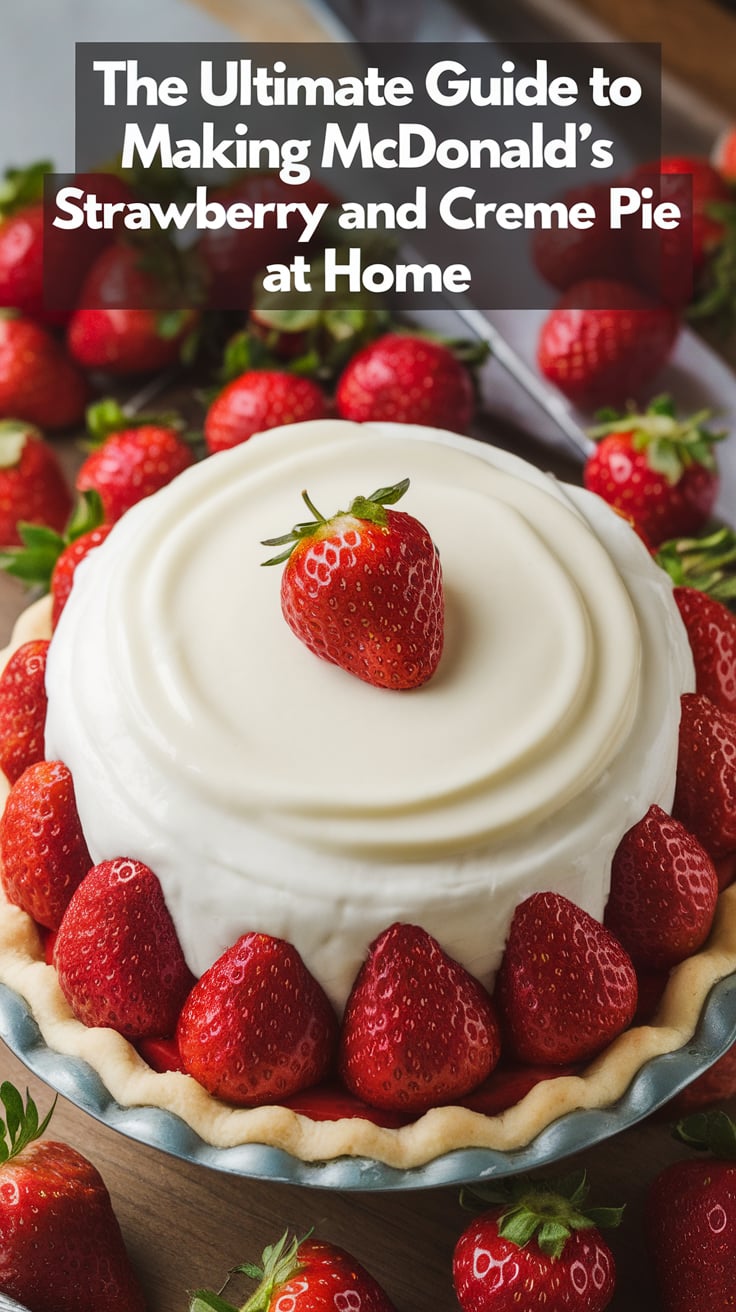 Transform your dessert game with homemade Strawberry and Creme Pies that are sure to impress family and friends. Whether enjoyed as a sweet snack or served at your next gathering, these delightful pastries will bring a taste of nostalgia and joy to every bite.