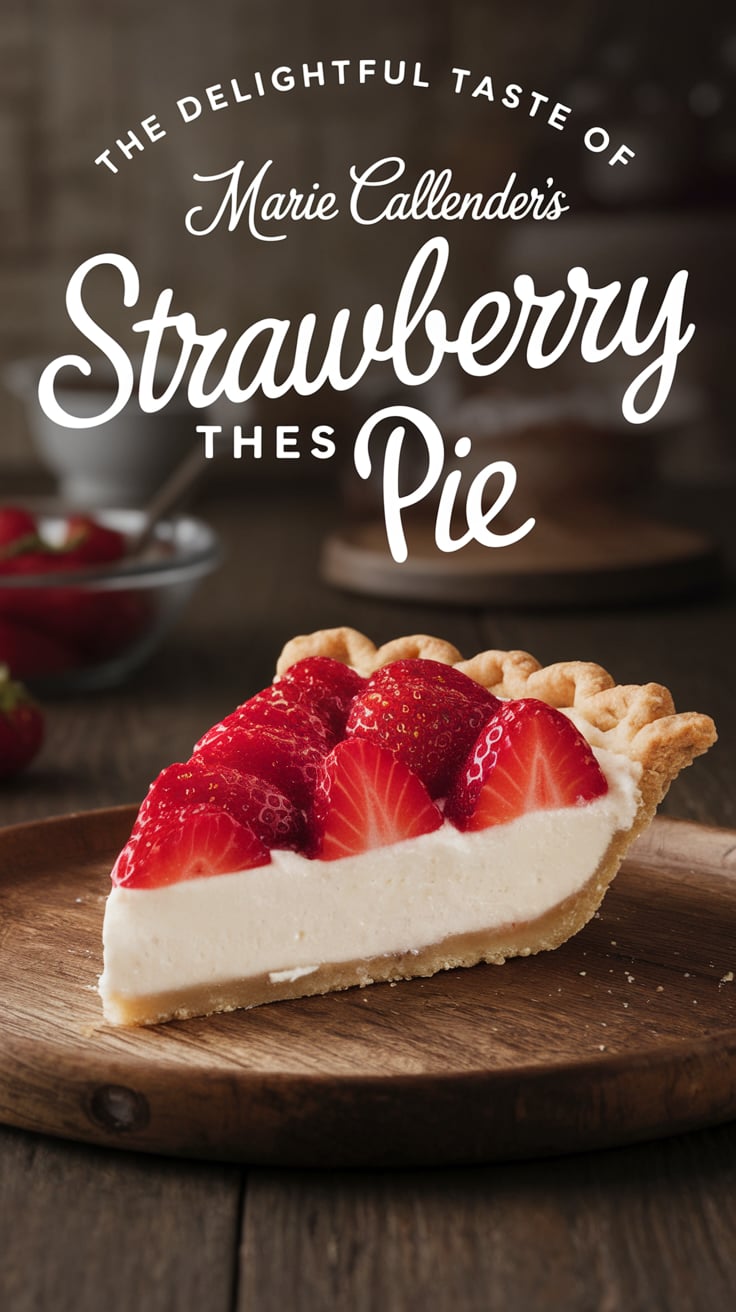 Enjoy the refreshing flavors of a bakery favorite with this spot-on copycat version of Marie Callender's Fresh Strawberry Pie. This recipe expertly replicates the delicious balance of sweetness and tartness, making it a must-try for strawberry lovers everywhere.