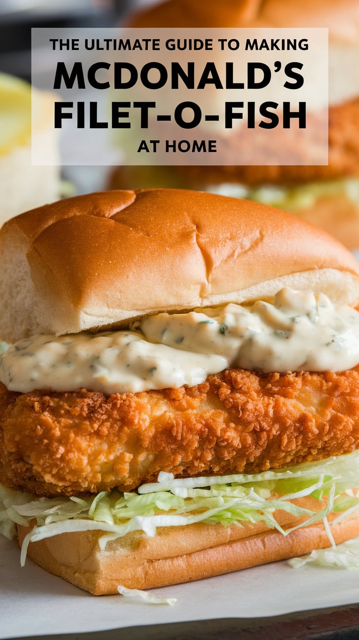 Dive into this easy copycat recipe that captures the essence of the beloved Filet-O-Fish sandwich. With step-by-step instructions, The Ultimate Guide makes it simple to bring that delicious fast-food flavor right into your kitchen.