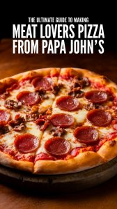 Take your pizza game to the next level with this ultimate guide, featuring a copycat recipe for Meat Lovers Pizza that mirrors the beloved flavors from Papa John's. Each bite promises the same satisfying satisfaction you know and love!