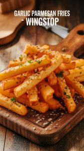 Transform your snack time with this delicious guide to making Garlic Parmesan Fries that taste just like the originals. With each addictive bite, you'll find yourself transported to your favorite wing joint, enjoying a homemade twist on a fan favorite.