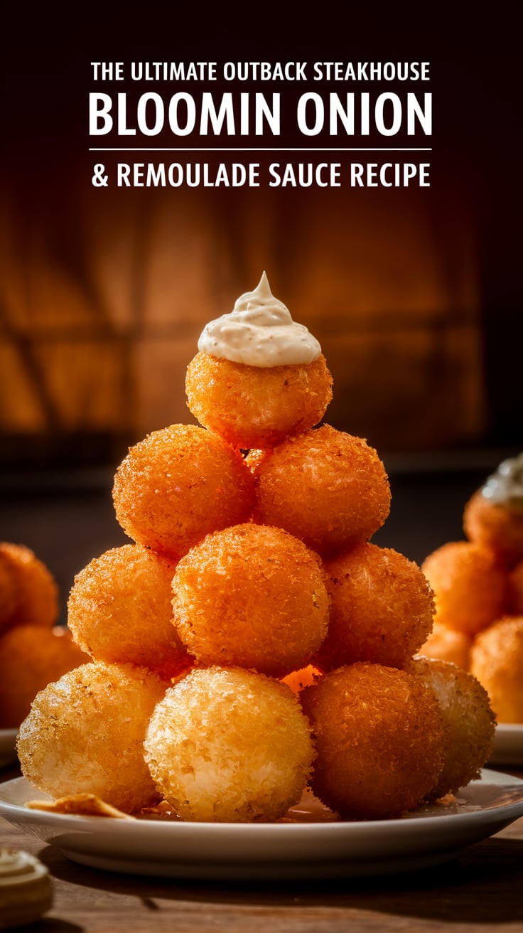 Craving that crunchy, flavorful Bloomin' Onion you love from Outback Steakhouse? Our Ultimate Recipe gives you all the tips and tricks to recreate this crowd-pleaser right in your kitchen. With a perfectly spiced batter and a zesty remoulade sauce, each bite is just as satisfying as the original, bringing a taste of Australia to your next meal!