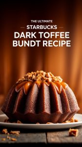 Discover the joy of baking with this amazing recreation of Starbucks Dark Toffee Bundt Cake. This recipe provides all the luscious flavors you love, making it easy to enjoy this delicious dessert whenever your sweet tooth strikes.