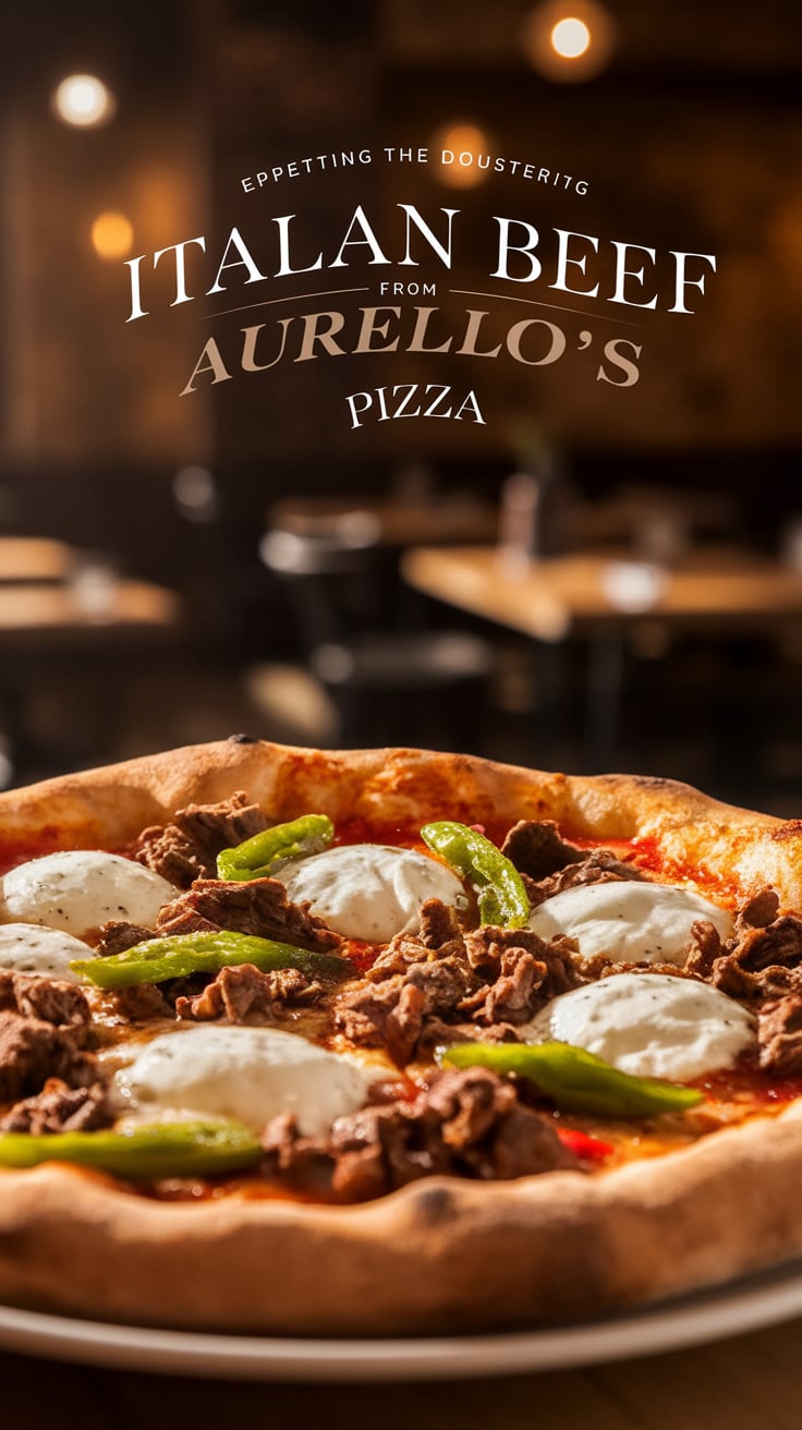 Satisfy your cravings for Aurelio's Italian Beef Pizza with this easy copycat recipe that perfectly replicates its savory flavors. Every bite is a delightful journey through tender beef, zesty seasoning, and gooey cheese, bringing the essence of the original to your kitchen.