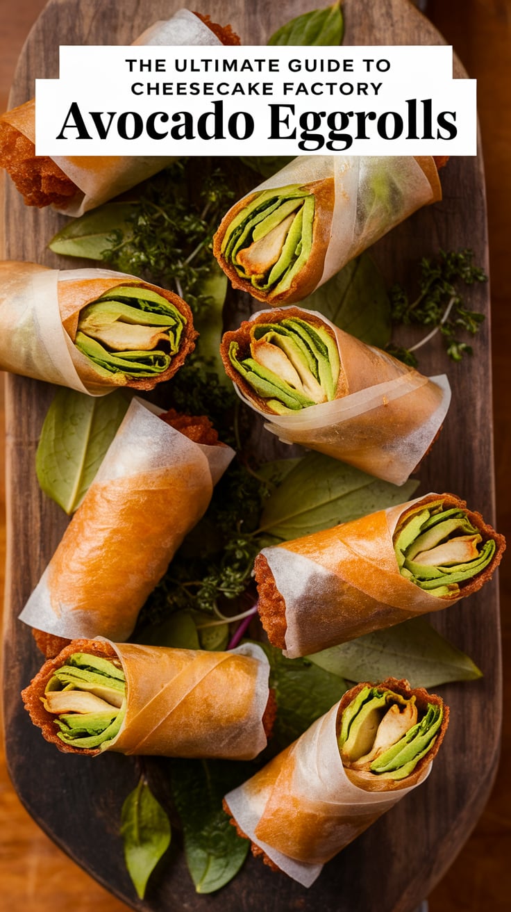 Indulge in the unique flavors of Cheesecake Factory’s avocado eggrolls with our Ultimate Guide, where you can learn to make this delectable appetizer from scratch. The creamy filling wrapped in a crispy shell will have you coming back for more, and with our straightforward copycat recipe, you can enjoy these mouthwatering bites anytime you crave them!