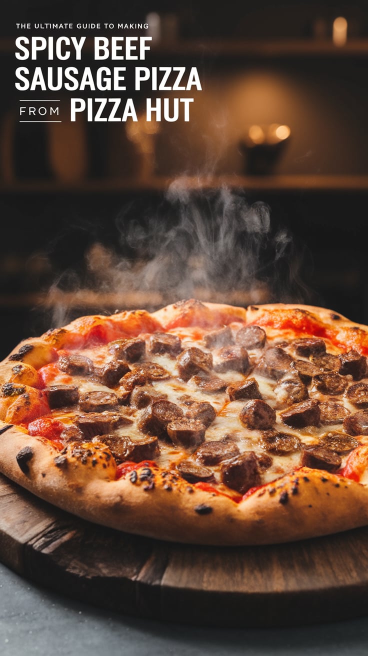 Craving the bold and savory taste of Pizza Hut's Spicy Beef Sausage Pizza? This copycat recipe captures every fiery flavor, ensuring that each slice delivers the same mouthwatering satisfaction you’ve come to love from the original.