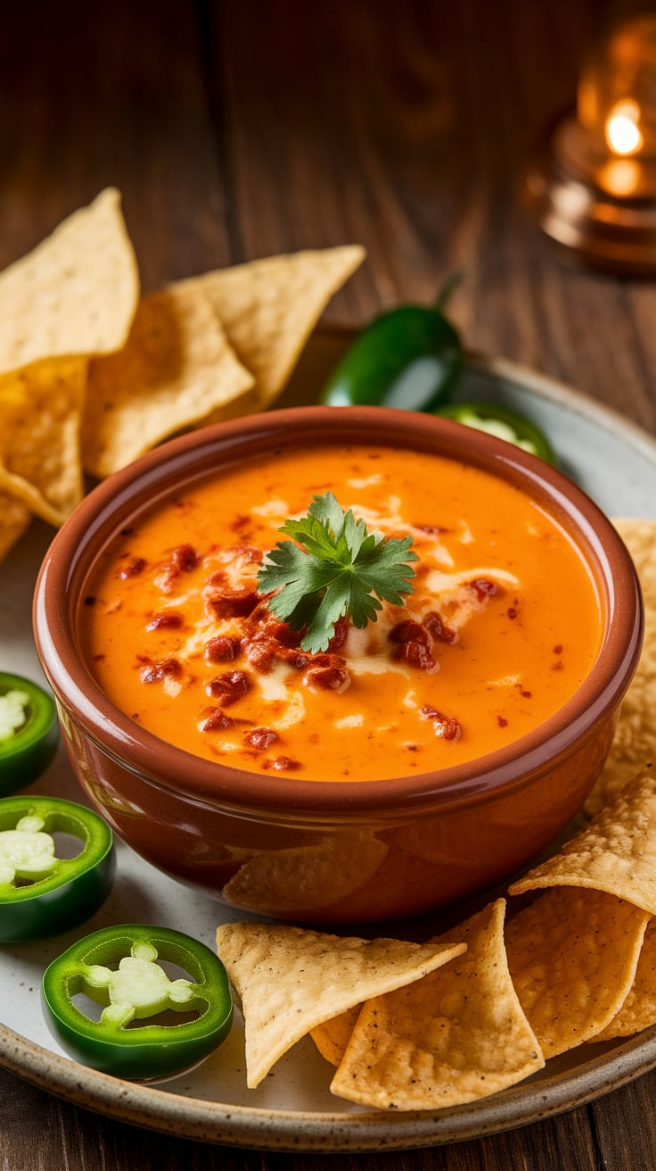 Get ready to experience the vibrant flavors of Chevy’s Chili Con Queso with this fantastic copycat recipe. Enjoy the same creamy, cheesy indulgence that you love, right from the comfort of your own kitchen.