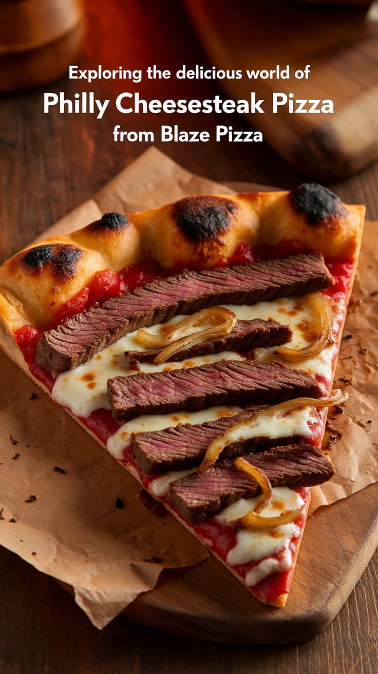 Dive into the savory goodness of Philly Cheesesteak Pizza with this easy copycat recipe that replicates the beloved flavors from Blaze Pizza. Experience the perfect harmony of tender beef, melted cheese, and fresh toppings, all on a delicious crust.
