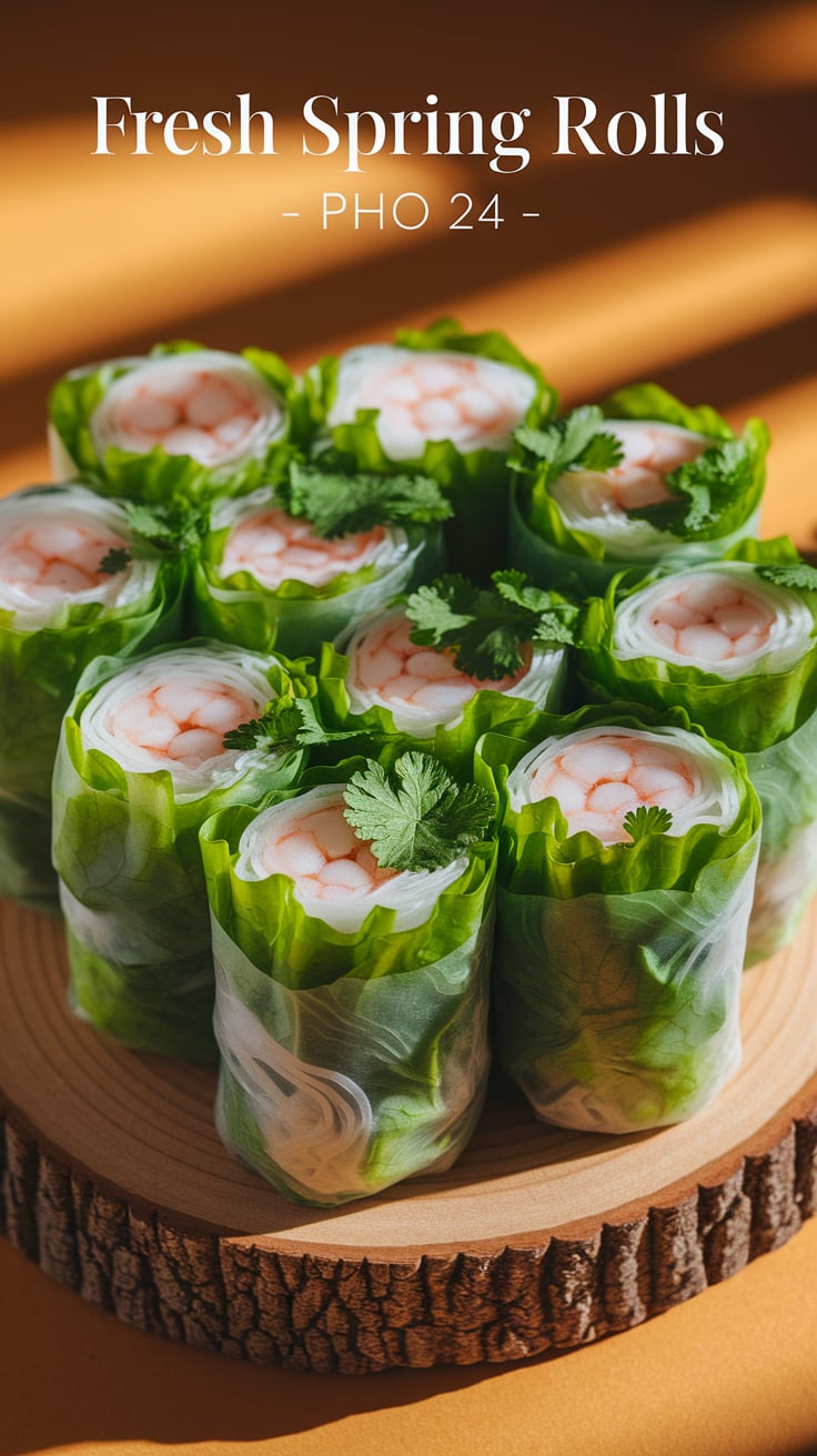 Imagine the perfect balance of textures as you bite into these delicate rolls, with the freshness of garden ingredients complemented by a savory dipping sauce. This recipe ensures that every roll replicates the delightful experience of dining at your favorite Vietnamese spot.