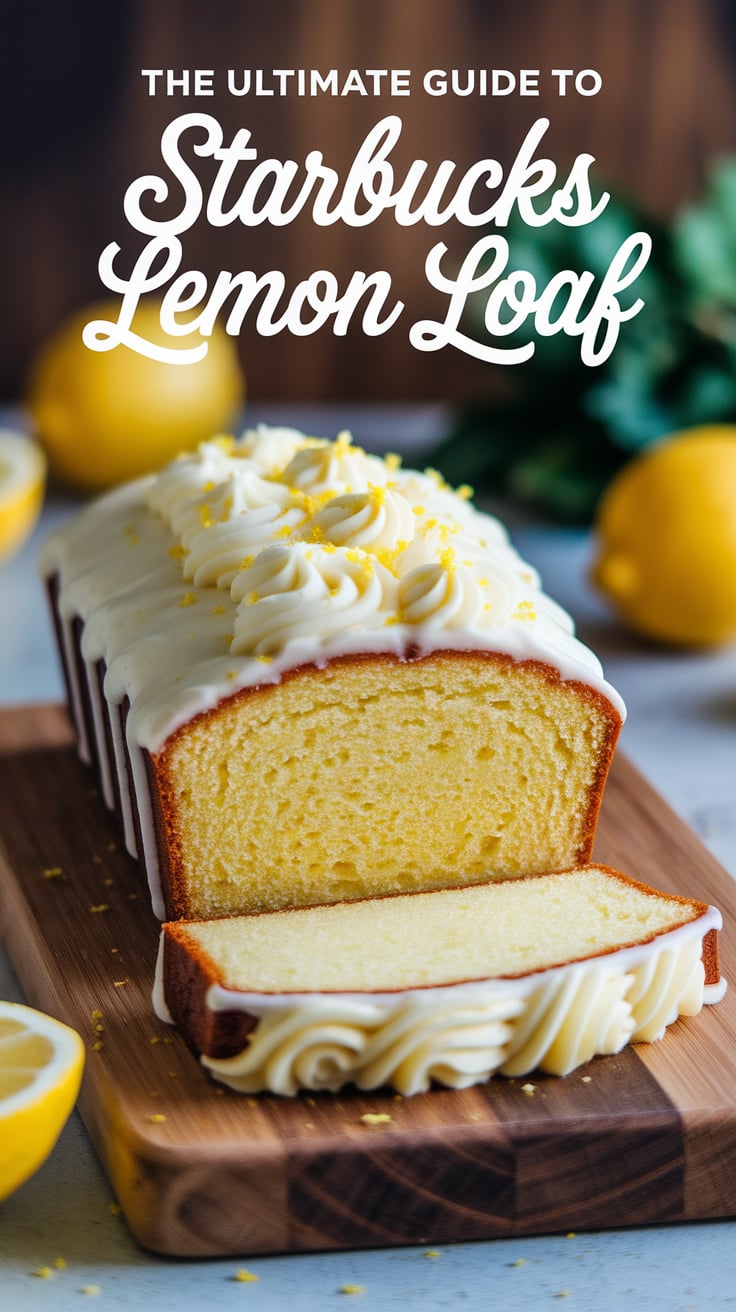 Treat yourself to a slice of nostalgia with this spot-on replica of Starbucks Lemon Loaf. Bursting with citrus goodness, this recipe guarantees you'll enjoy the same delightful flavors and moist crumb that make this dessert a fan favorite.