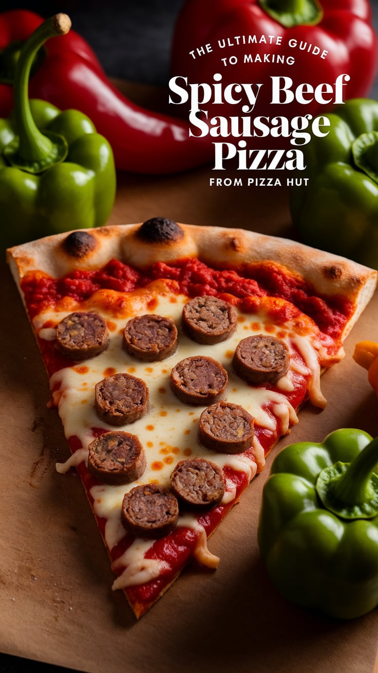 Get ready to spice up your pizza night with this guide to making Spicy Beef Sausage Pizza that perfectly mimics the beloved flavors from Pizza Hut. Loaded with zesty sausage and melty cheese, this recipe brings the pizzeria experience straight to your table.