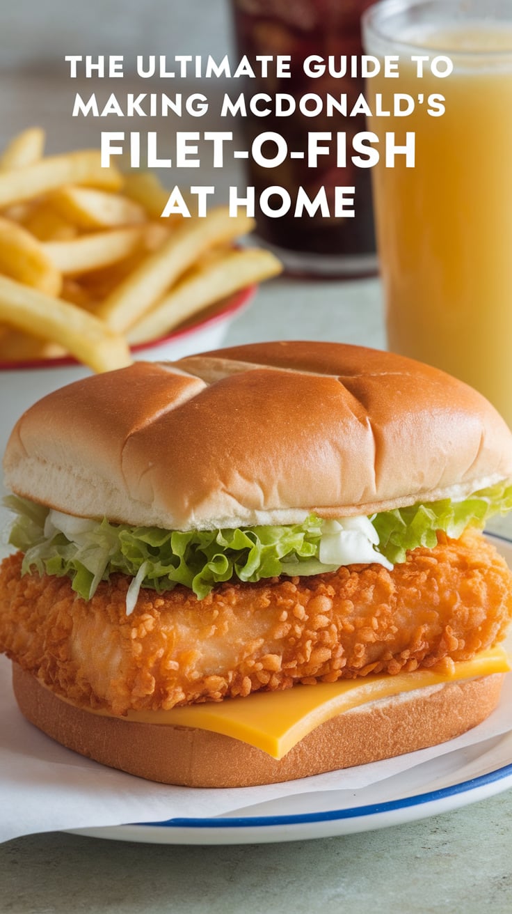 Craving the iconic flavors of McDonald's Filet-O-Fish? The Ultimate Guide to Making McDonald's Filet-O-Fish at Home brings you all the secrets to recreating that perfectly flaky fish and creamy tartar sauce, ensuring every bite is just like the original.