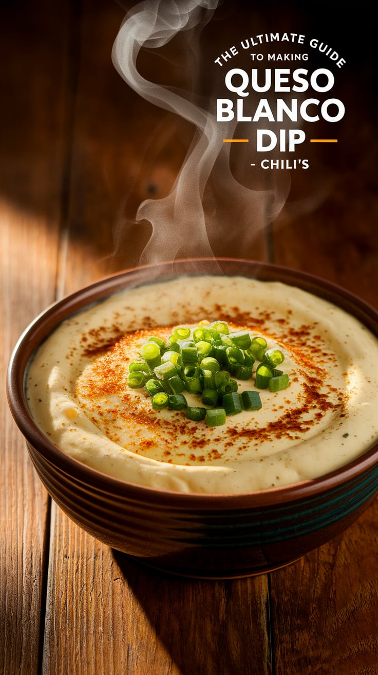 Perfect for game day, movie night, or casual get-togethers, this Queso Blanco Dip is easy to whip up and incredibly crowd-pleasing. You’ll be amazed at how closely it mirrors the beloved dish you can’t get enough of at Chili’s.