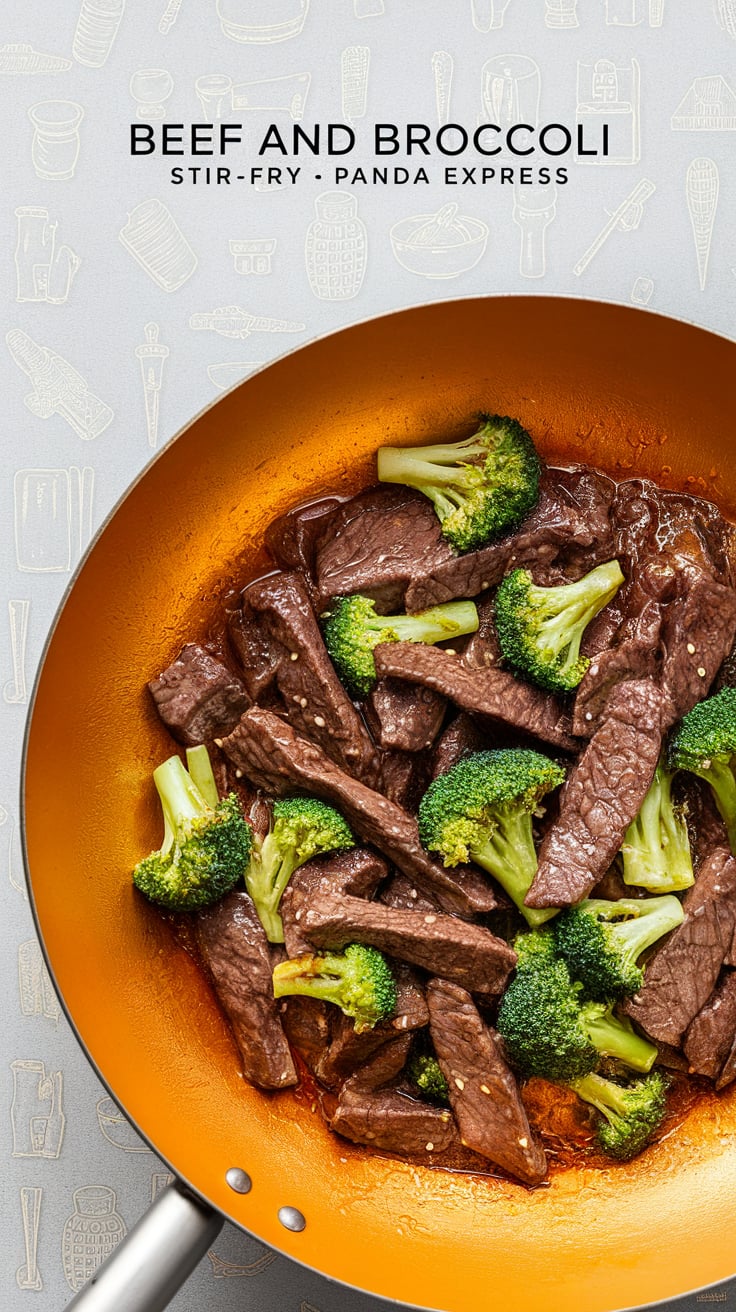 Indulge in a homemade version of beef and broccoli stir-fry that captures the iconic flavors of your favorite takeout dish. This copycat recipe brings together tender beef and vibrant broccoli in a savory sauce that tastes just like the original from Panda Express, making it a reliable go-to for busy nights.