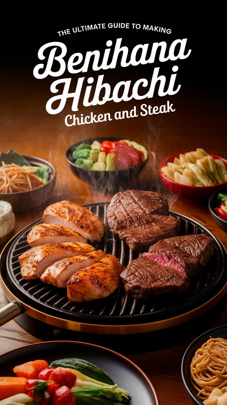 Bring the excitement of Benihana's grill to your dinner table with our perfectly crafted copycat recipe for Hibachi Chicken and Steak. Enjoy the same delicious seasoning and smokiness, creating an unforgettable meal that's just like the original.