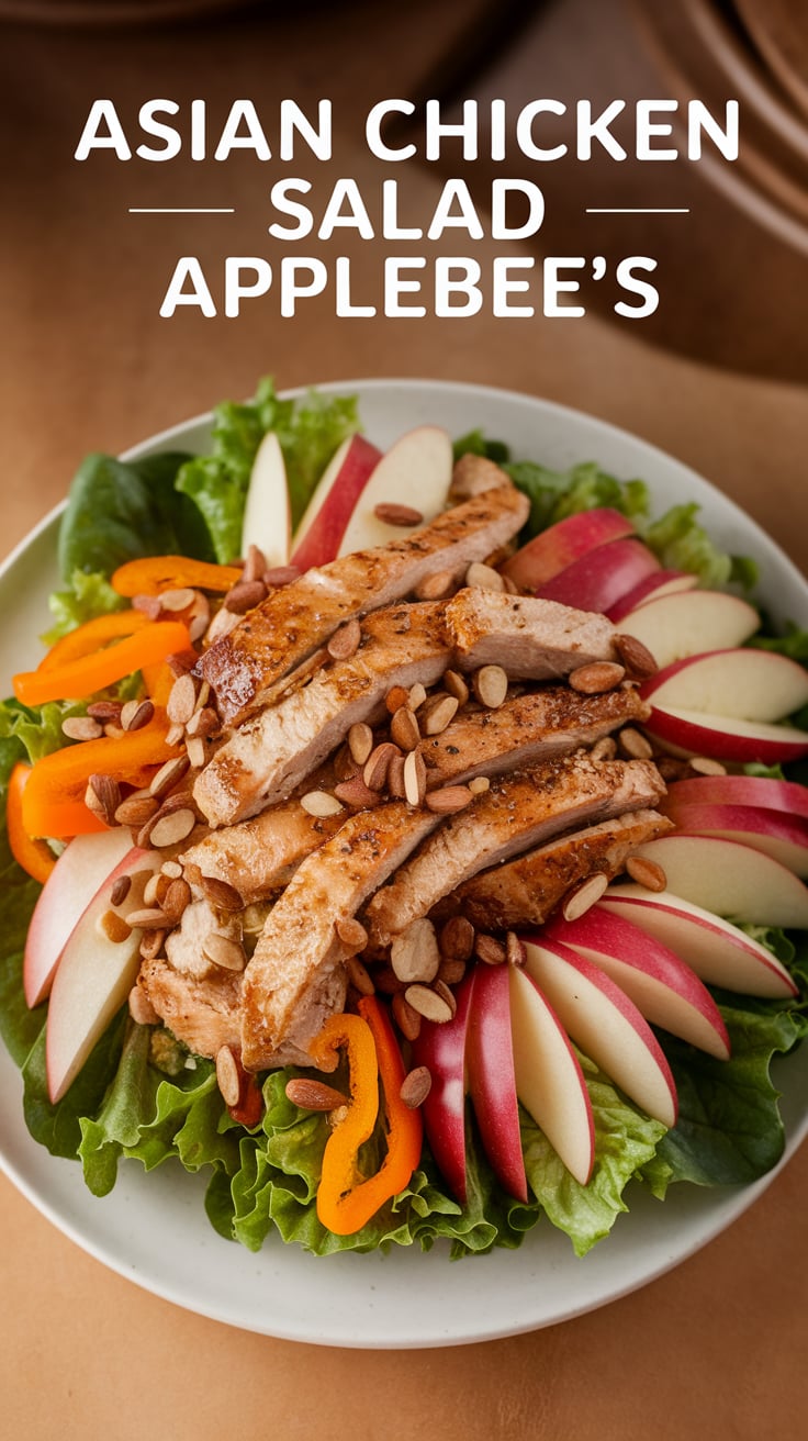 Experience the refreshing taste of an Asian Chicken Salad that delivers the same zesty flair as Applebee's favorite! This easy-to-make copycat version incorporates bold flavors and crunchy textures, making it a perfect dish for a light lunch or dinner.