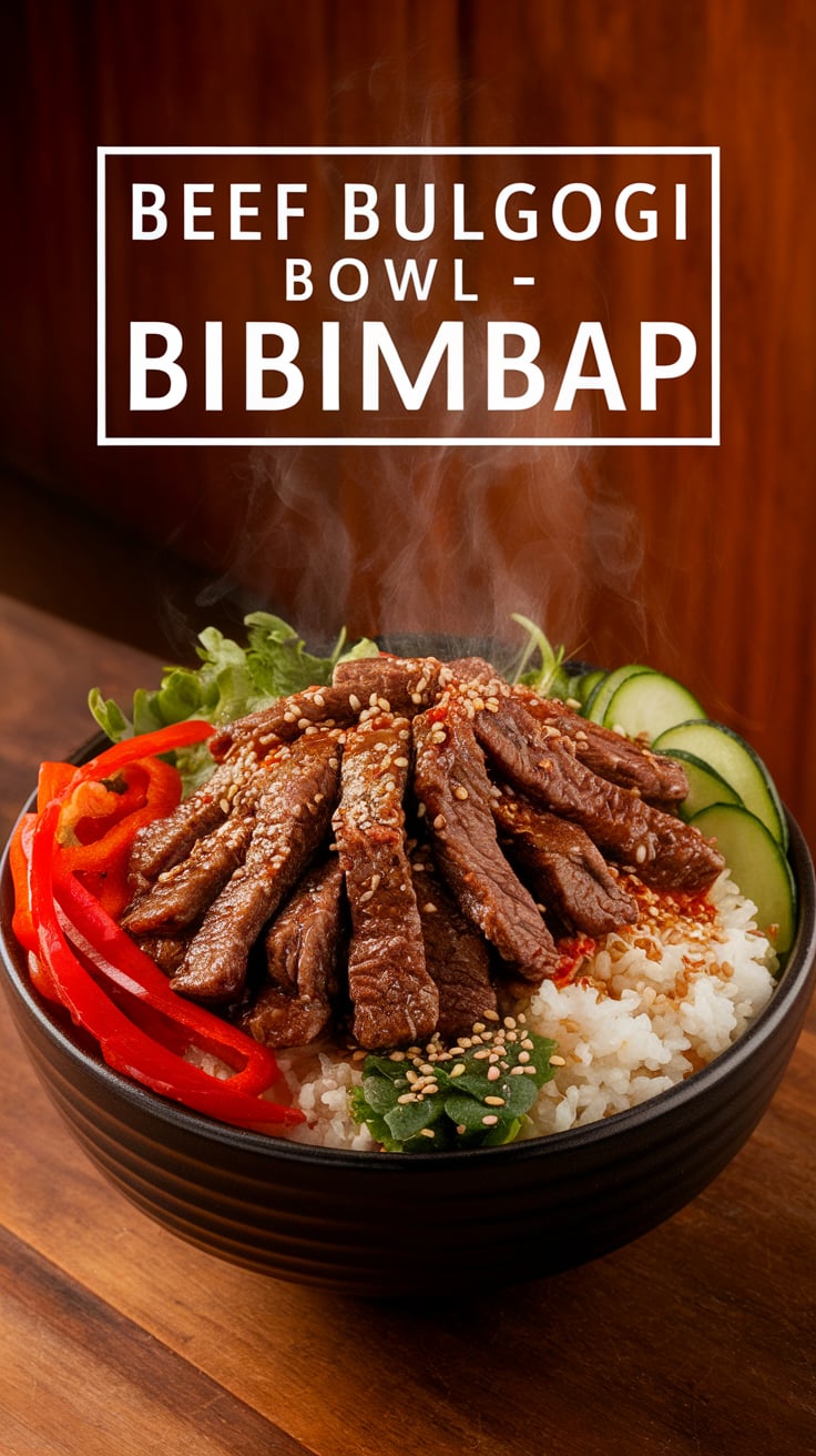 Explore customization options that allow you to tweak the bowl to your liking, from adding a fried egg to experimenting with different veggies. Get ready to enjoy a comforting dish that embodies the vibrant flavors of Bibimbap while being incredibly easy to replicate in your own kitchen.