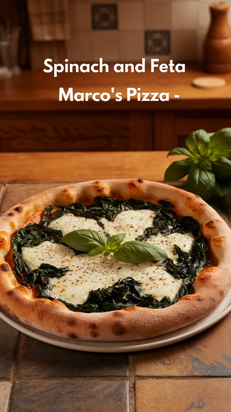 Elevate your pizza nights with this Spinach and Feta Pizza recipe that tastes just like the Marco's version. Impress your family and friends with a homemade creation that showcases fresh ingredients and brings the beloved taste of your favorite pizzeria to your dining table.