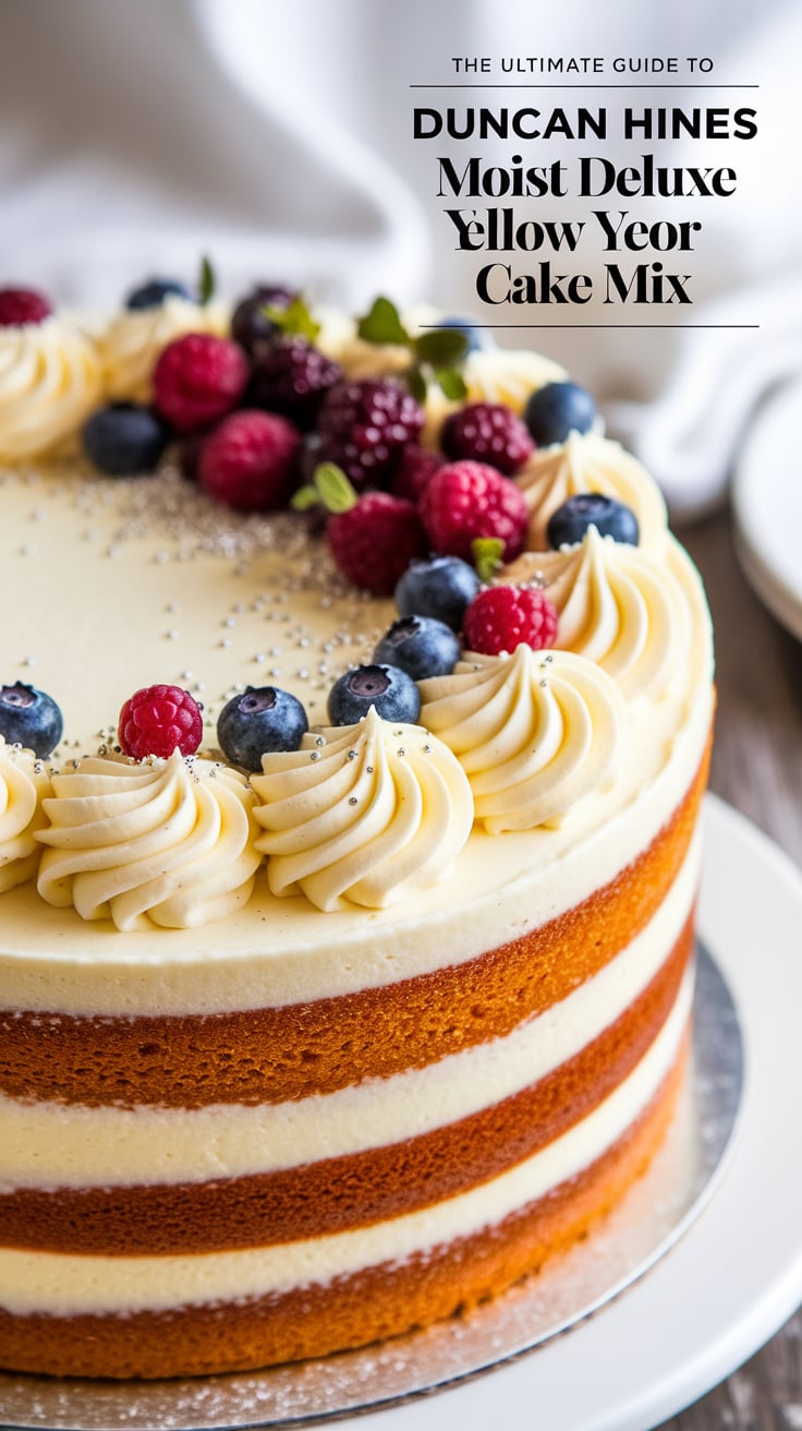 Discover the secrets to achieving that classic Duncan Hines flavor with The Ultimate Guide to Moist Deluxe Yellow Cake Mix. This easy copycat recipe delivers the same moistness and rich taste that will leave your friends and family wondering how you did it!