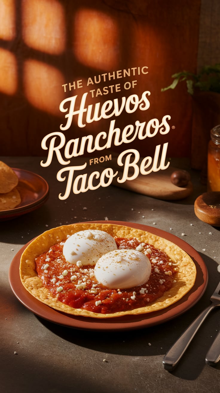 Experience the vibrant flavors of huevos rancheros with an authentic twist inspired by Taco Bell, bringing the essence of Mexican breakfast cuisine right to your kitchen. Picture perfectly cooked eggs nestled atop warm corn tortillas, smothered in a zesty salsa and rich layers of savory beans, creating a dish that’s hearty and satisfying.